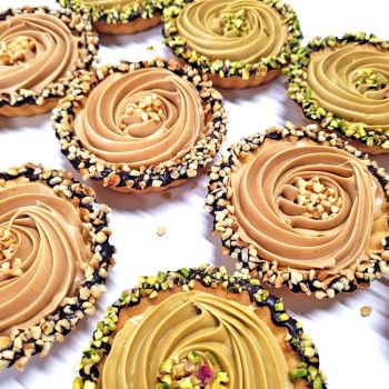 crostatine pistacchio gianduia